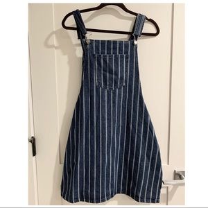 Overall denim dress